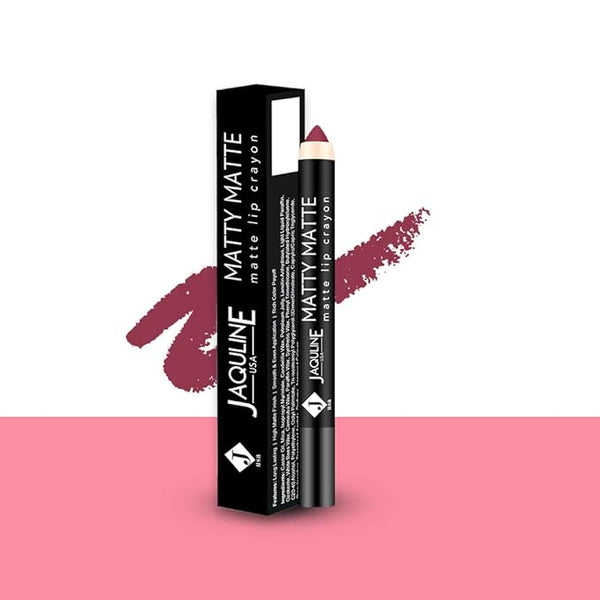 Jaquline USA Matty Matte Lip Crayon Bold Babe 4 - 2.8 gms