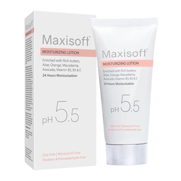 Maxisoft Moisturizing Lotion | Ph 5.5 | Deep Hydration for Soft & Smooth Skin - 100 Ml