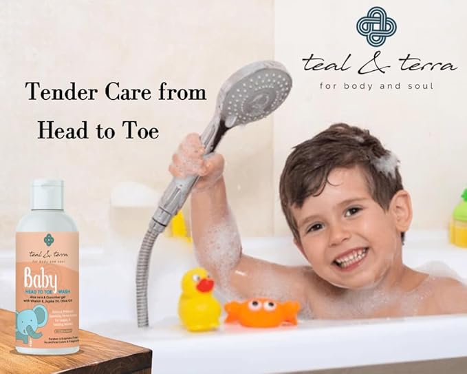 Teal & Terra Gentle Baby Head-to-toe Wash - 200 Ml