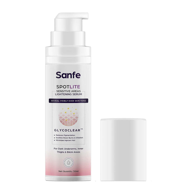 Sanfe Spotlite Sensitive Body Serum - 50 gms