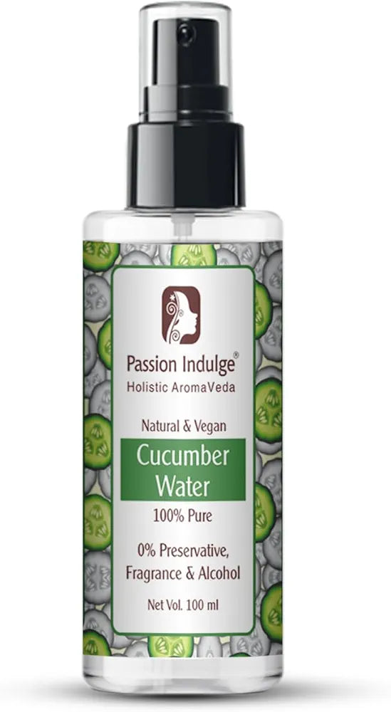 Passion Indulge Cucumber Water Skin Toner | Makeup Remover 100ml | Acne Removal & Reduce Skin Inflammation | Suitable For All Skin Type | BUY 1 GET 1 FREE