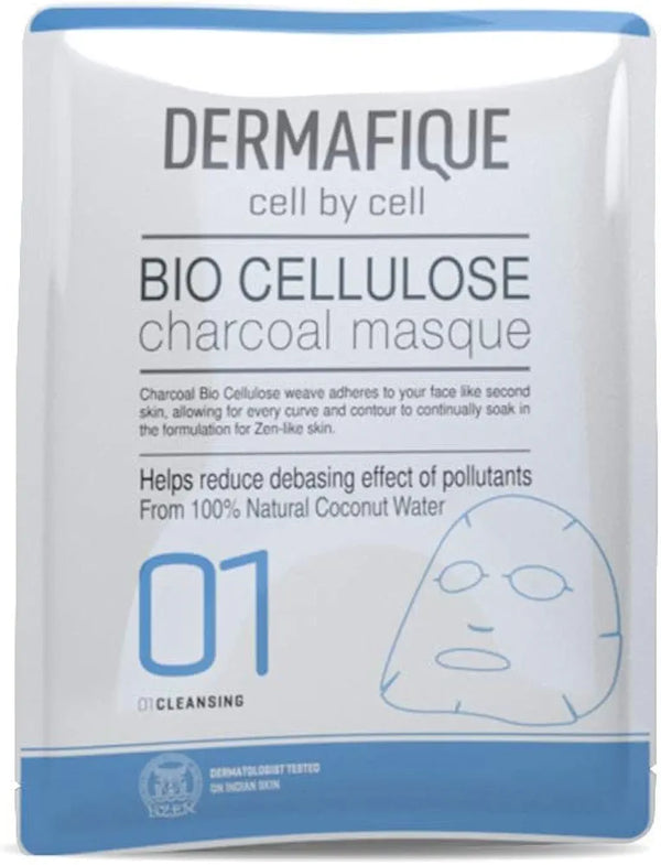 Dermafique Bio Cellulose Charcoal Face Mask