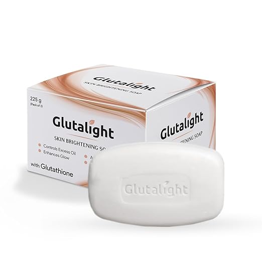 Glutalight Skin Lightening Soap - 75 gms (Pack of 3)