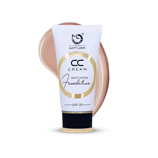 Mattlook CC Cream Multi Action Foundation Colour Correcting Caramel Tan - 60 gms