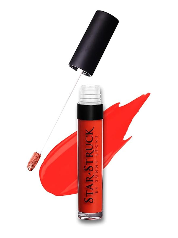 Starstruck By Sunny Leone Glossy Liquid Lip Color Red Carpet - 5.5 ml