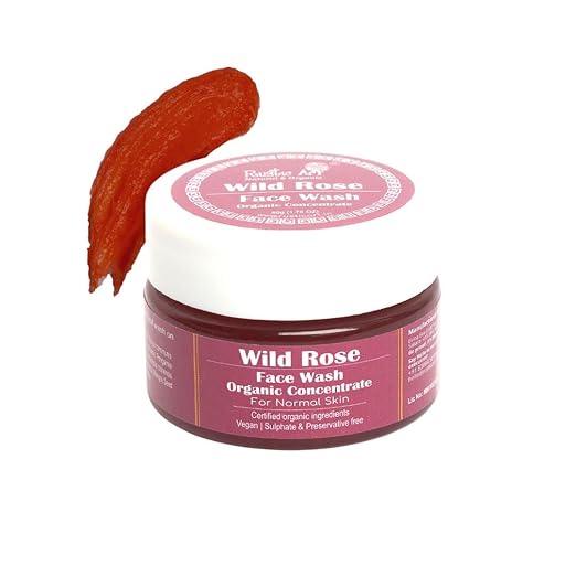 Rustic Art Organic Wild Rose Face Wash Concentrate - 50 gms