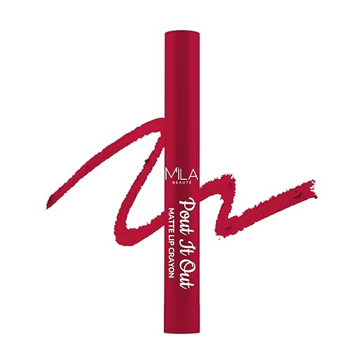 Mila Beaute Pout It Out Matte Lip Crayon Ariel - 1.25 gms