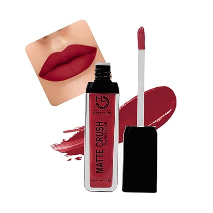 Mattlook Matte Crush Velvet Mousse Lipstick Maroon - 10 ml
