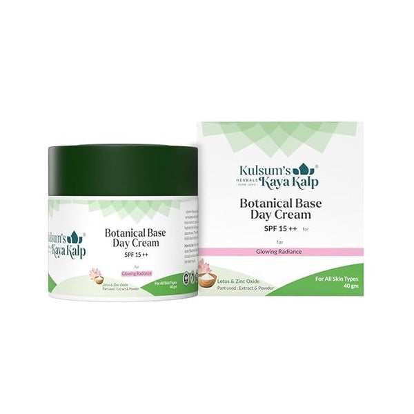Kulsum's Kaya Kalp Herbals Botanical Base Day Cream SPF 15++ - 40 gms
