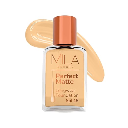 Mila Beaute Perfect Matte Long Wear Foundation 3 Blush - 30 ml