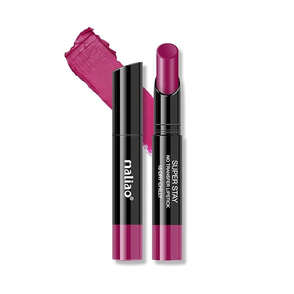 Maliao Super Stay No Transfer Lipstick (06 Fussion Pink) - 3.8 gms