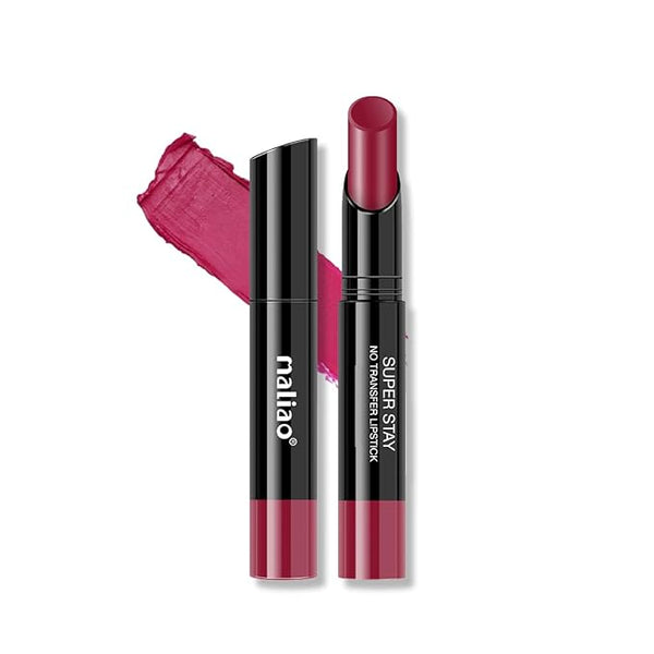 Maliao Super Stay No Transfer Lipstick (14 Rouge Red) - 3.8 gms