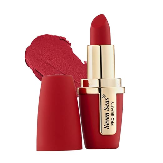 Seven Seas Lip Comfort Velvet Finish Matte Lipstick Matte Red - 4.2 gms