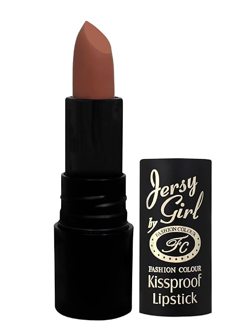 Fashion Colour Jersey Girl By Kissproof Matte Lipstick Ocher - 3.8 gms