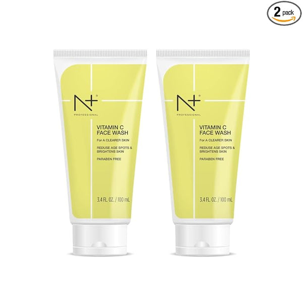 N Plus Professional Vitamin C Face Wash For Oily to Normal Skin - 100 ml (Pack of 2)