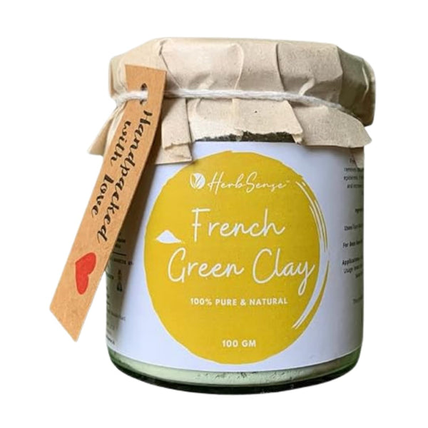 Herbsense French Green Clay Powder Mask - 100 gms