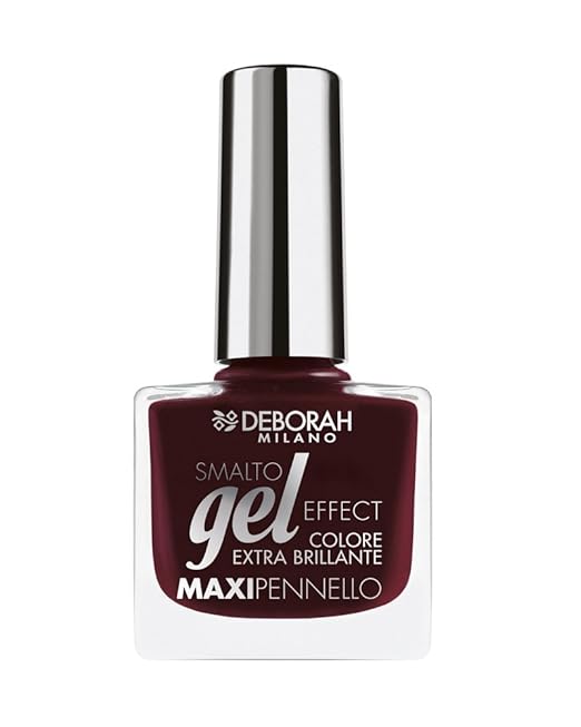Deborah Milano Gel Effect Nail Enamel Red Boudoir - 8.5 ml