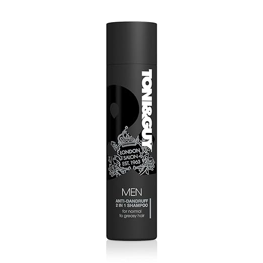 Toni&Guy Men Anti-Dandruff 2-in-1 Shampoo & Conditioner with Mineral Extract  - 250 ml