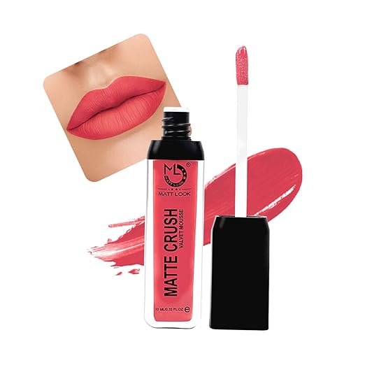 Mattlook Matte Crush Velvet Mousse Lipstick Rouge Pink - 10 ml