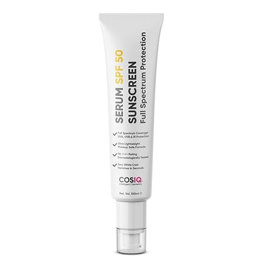 Cos-IQ Sunscreen Serum SPF 50 PA++++ Broad Spectrum - 100 ml