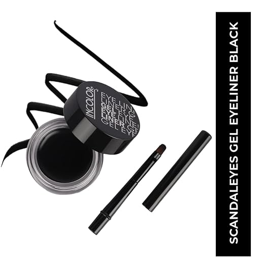 Incolor Ic019 Scandaleyes Long Lasting Waterproof Gel Eye Liner Black - 5 gms