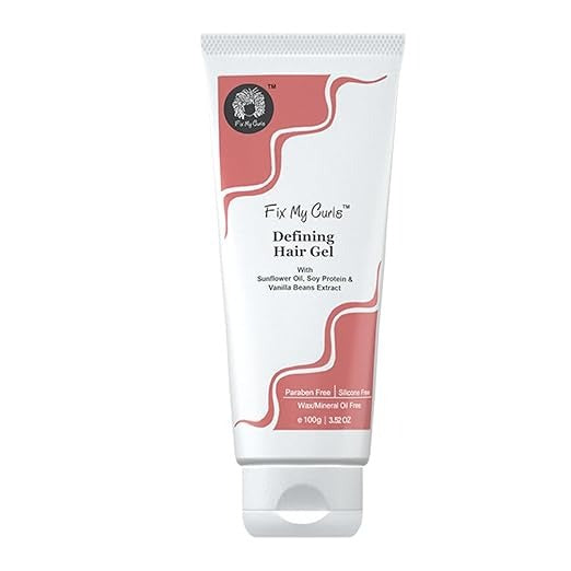 Fix My Curls Curl Defining Hair Gel Sunflower Oil & Keratin - 100 gms