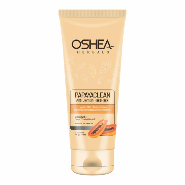 Oshea Herbals Papaya Clean Anti Blemish Face Pack- 100 gms