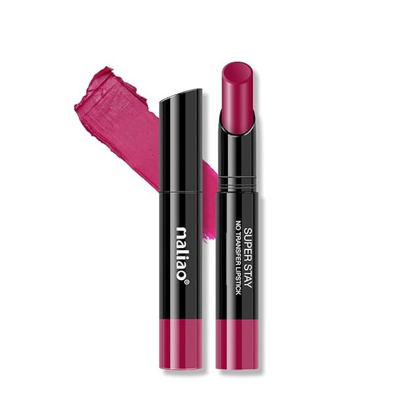 Maliao Super Stay No Transfer Lipstick (12 Cherry Red) - 3.8 gms