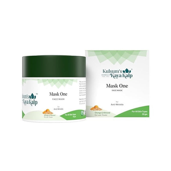 Kulsum's Kaya Kalp Herbals Mask One Face Mask For Anti-Wrinkle - 50 gms