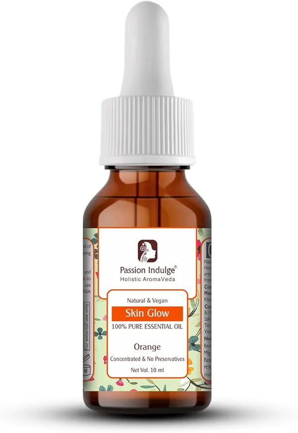 Passion Indulge Orange Essential Oil for Glowing Skin and Anti-Aging -10ml