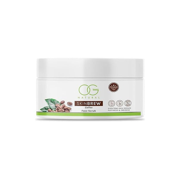 OG BEAUTY Natural Skinbrew Coffee Face Scrub - 125 gms