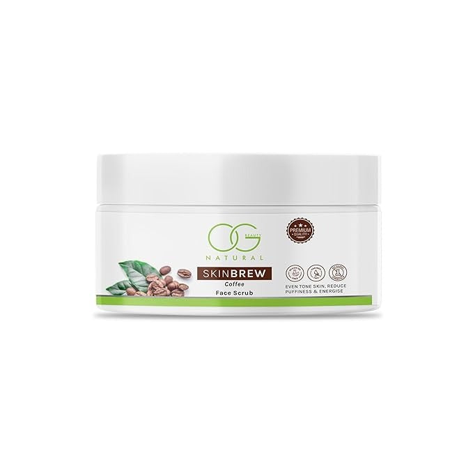 OG BEAUTY Natural Skinbrew Coffee Face Scrub - 125 gms