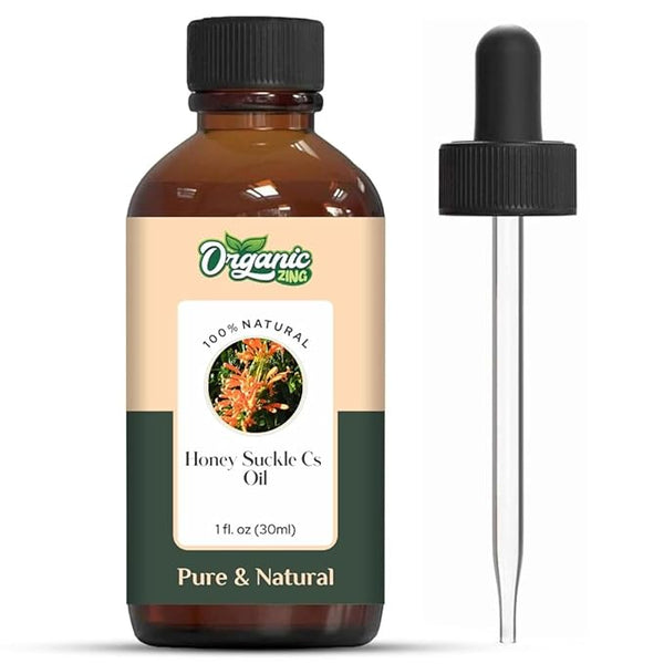 Organic Zing Honeysuckle (Lonicera Periclymenum) Oil | Essential Oil for Skincare, Aroma and Diffusers- 30 Ml