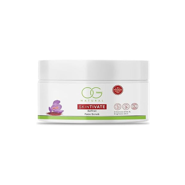 OG BEAUTY Natural Skintivate Saffron Face Scrub - 125