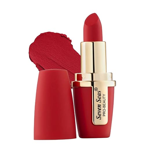 Seven Seas Lip Comfort Velvet Finish Matte Lipstick Scarlet - 4.2 gms