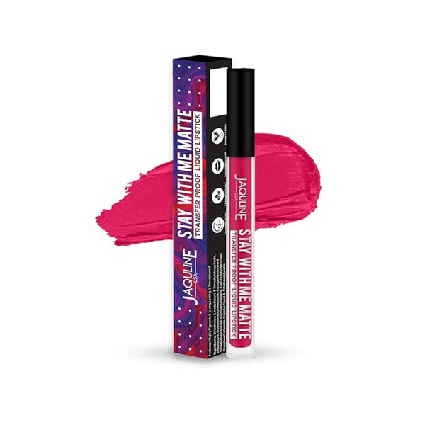 Jaquline USA Stay With Me Liquid Lipstick Trend setter - 3 ml