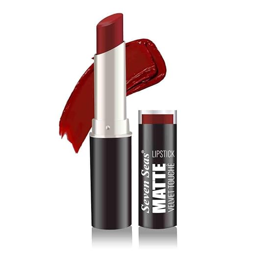 Seven Seas Matte Velvet Touch Lipstick Red Wine - 100 gms