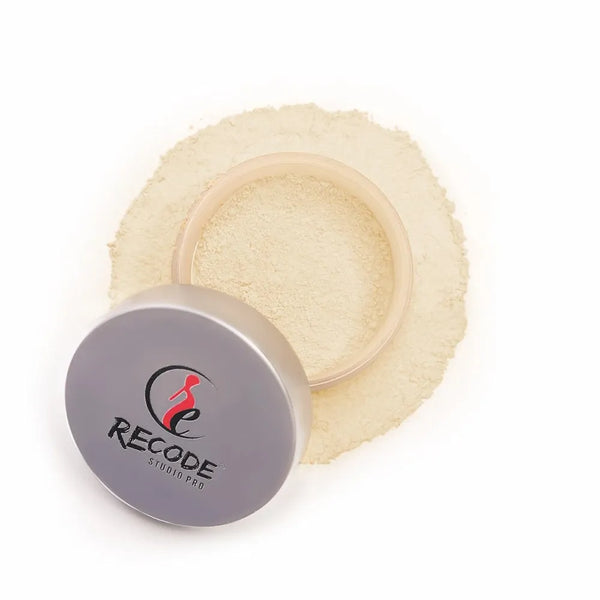 Recode Studio Pro Translucent Matte Setting Powder 12g | Shade 01 | Lightweight Oil-Control Loose Powder for All Skin Types | Long-Lasting, Shine-Free Finish | Pore Minimizer