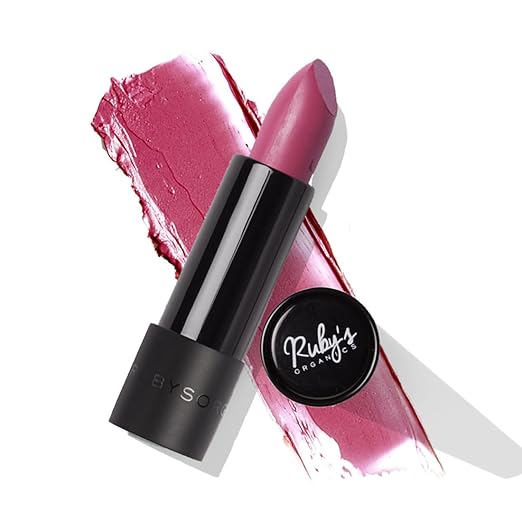 Ruby's Organics Semi Matte Lipstick Mauve - 3.7 gms