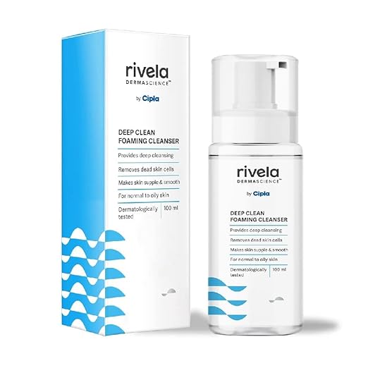 Rivela Dermascience By Cipla Deep Clean Foaming Facial Cleanser - 100 ml