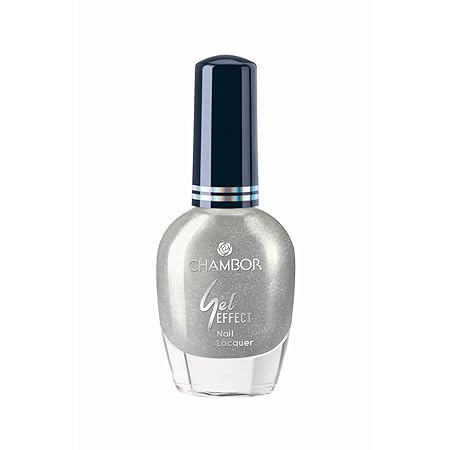 Chambor Gel Effect Nail Lacquer Silver No.654 - 10 ml