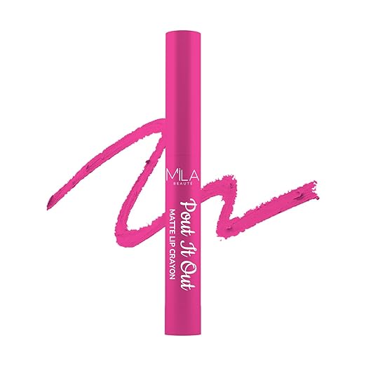 Mila Beaute Pout It Out Matte Lip Crayon Evil Queen - 1.25 gms