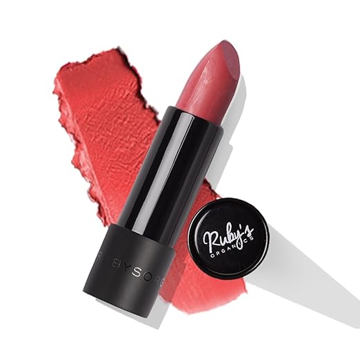 Ruby's Organics Semi Matte Lipstick Apricot - 3.7 gms
