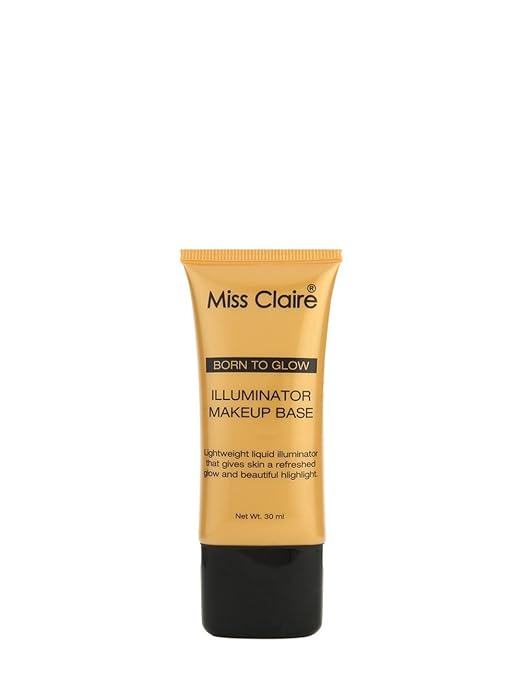 Miss Claire Born To Glow Illuminator Makeup Base 03 Gold - 30 ml