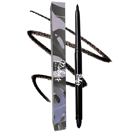 Ruby's Organics Kohl Eyeliner In Black Kajal Pencil  - 0.35 gms