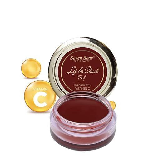 Seven Seas Lip & Cheek Tint Maroon - 8 gms