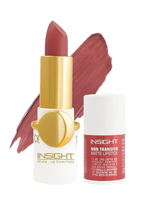 Insight Non Transfer Matte Lipstick Colour Checkmate - 4.2 gms