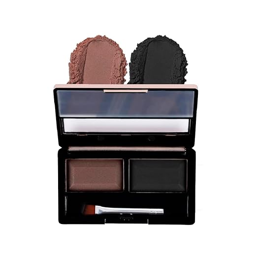 Mattlook Perfect Brow Duo Shade Brow Powder Black & Brown - 8 gms