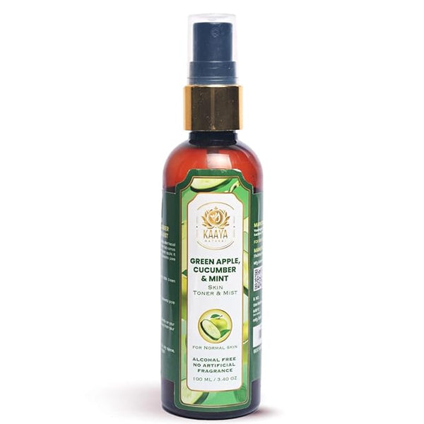 Kaaya Natural Green Apple, Cucumber & Mint Toner & Mist - 100 ml