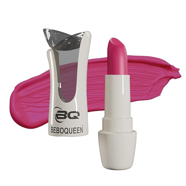 Bebo Queen Long Lasting Crayon Matte Lotus Shape Lipstick A Pink - 10 gms